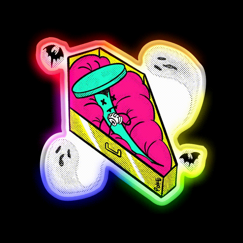 Nail In A Coffin Nail Salon Led Neon Sign Rgb Color - LED neon sign close-up detail