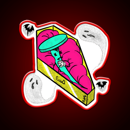 Nail In A Coffin Nail Salon Led Neon Sign Rgb Color - Shineneon