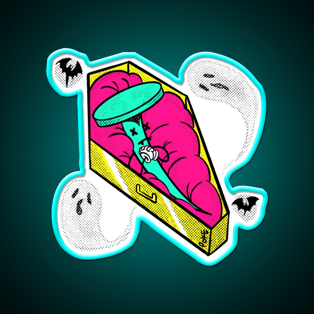 Nail In A Coffin Nail Salon Led Neon Sign Rgb Color - Shineneon