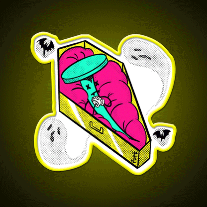 Nail In A Coffin Nail Salon Led Neon Sign Rgb Color - Custom LED neon sign front view