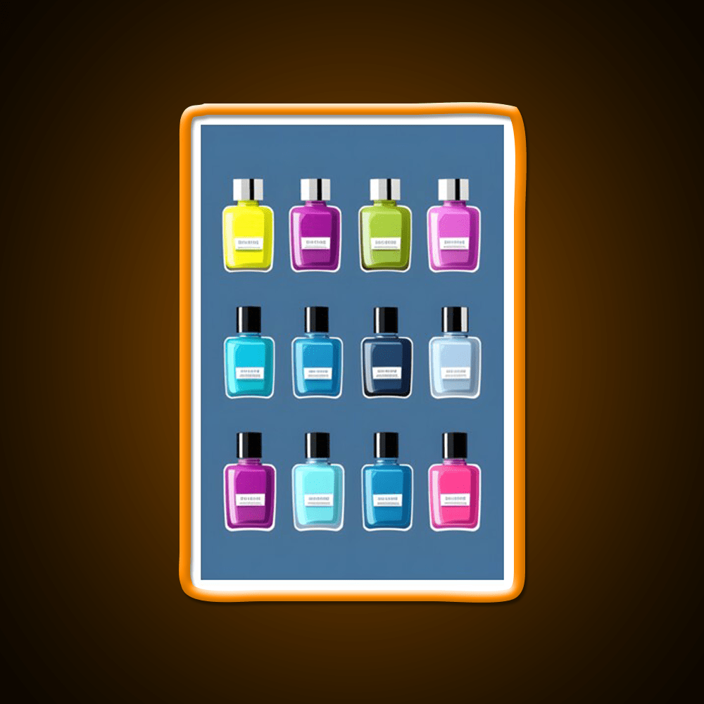 Nail Polish Art Nail Salon Led Neon Sign For Nail Bar Rgb Color - Shineneon