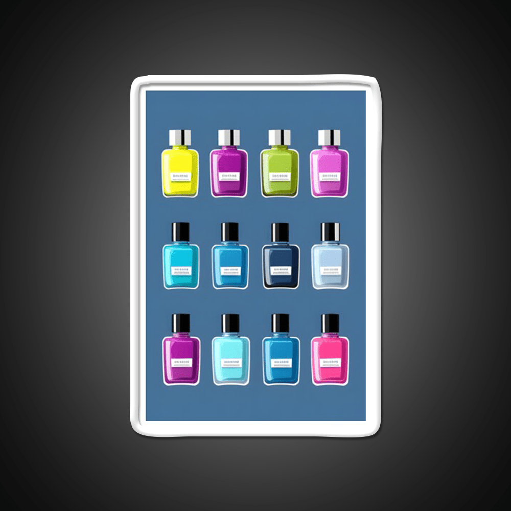 Nail Polish Art Nail Salon Led Neon Sign For Nail Bar Rgb Color - Shineneon