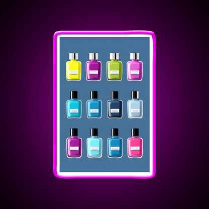 Nail Polish Art Nail Salon Led Neon Sign For Nail Bar Rgb Color - Shineneon