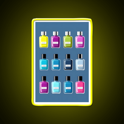 Nail Polish Art Nail Salon Led Neon Sign For Nail Bar Rgb Color - Shineneon