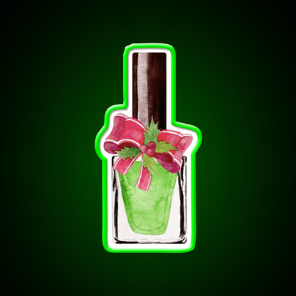 Nail Polish Christmas Design Nail Salon Led Neon Sign Rgb Color - Shineneon