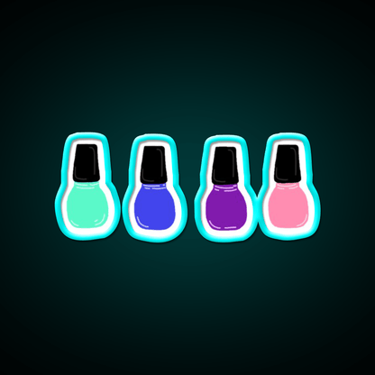 Nail Polish Nail Salon Led Neon Sign For Beauty Salon Rgb Color - Shineneon