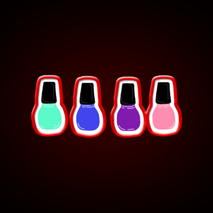 Nail Polish Nail Salon Led Neon Sign For Beauty Salon Rgb Color - Shineneon