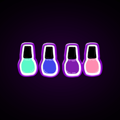 Nail Polish Nail Salon Led Neon Sign For Beauty Salon Rgb Color - Shineneon