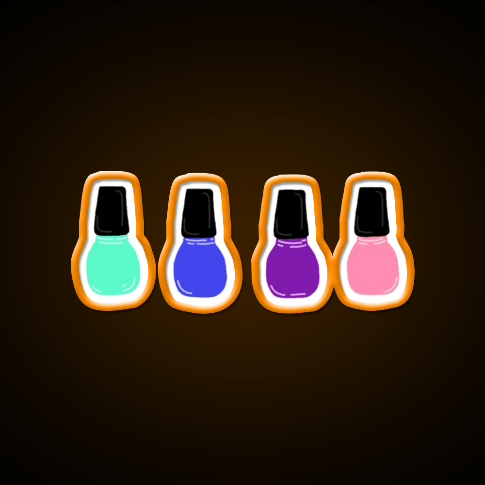 Nail Polish Nail Salon Led Neon Sign For Beauty Salon Rgb Color - Shineneon