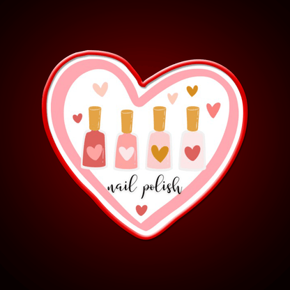 Nail Polish Nail Salon Led Neon Sign Rgb Color - Shineneon