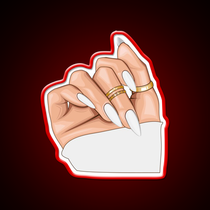 Nail Salon Led Neon Sign Rgb Color