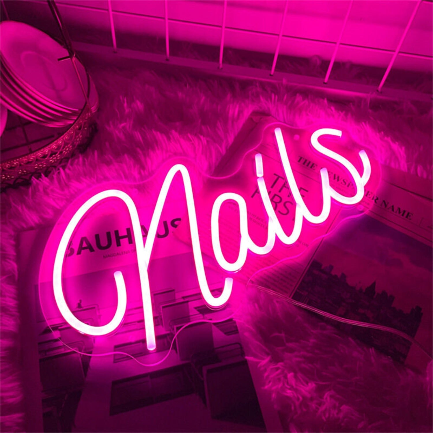 Nail Salon Studio Home Or Event Ambiance With A Custom Led Neon Sign | Shineneon