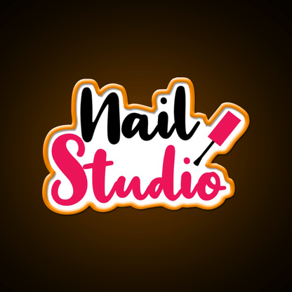 Nail Studio Nail Salon Led Neon Sign Rgb Color - Shineneon