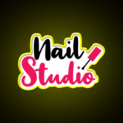 Nail Studio Nail Salon Led Neon Sign Rgb Color - Shineneon