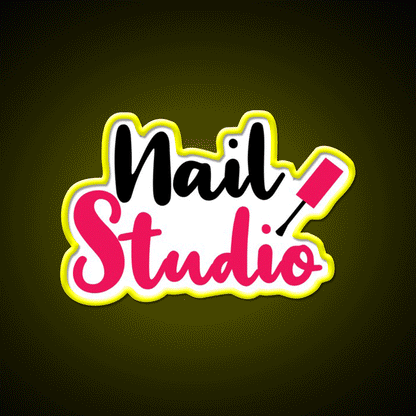 Nail Studio Nail Salon Led Neon Sign Rgb Color