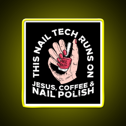 Nail Tech Manicurist Gift Nail Salon Led Neon Sign Rgb Color - Shineneon
