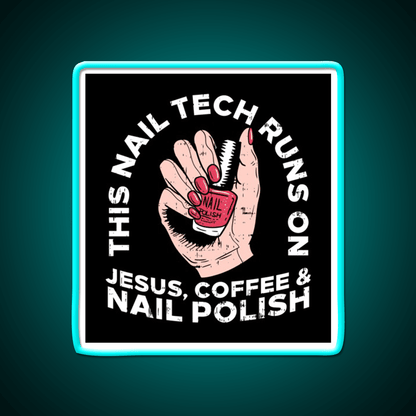 Nail Tech Manicurist Gift Nail Salon Led Neon Sign Rgb Color - Shineneon
