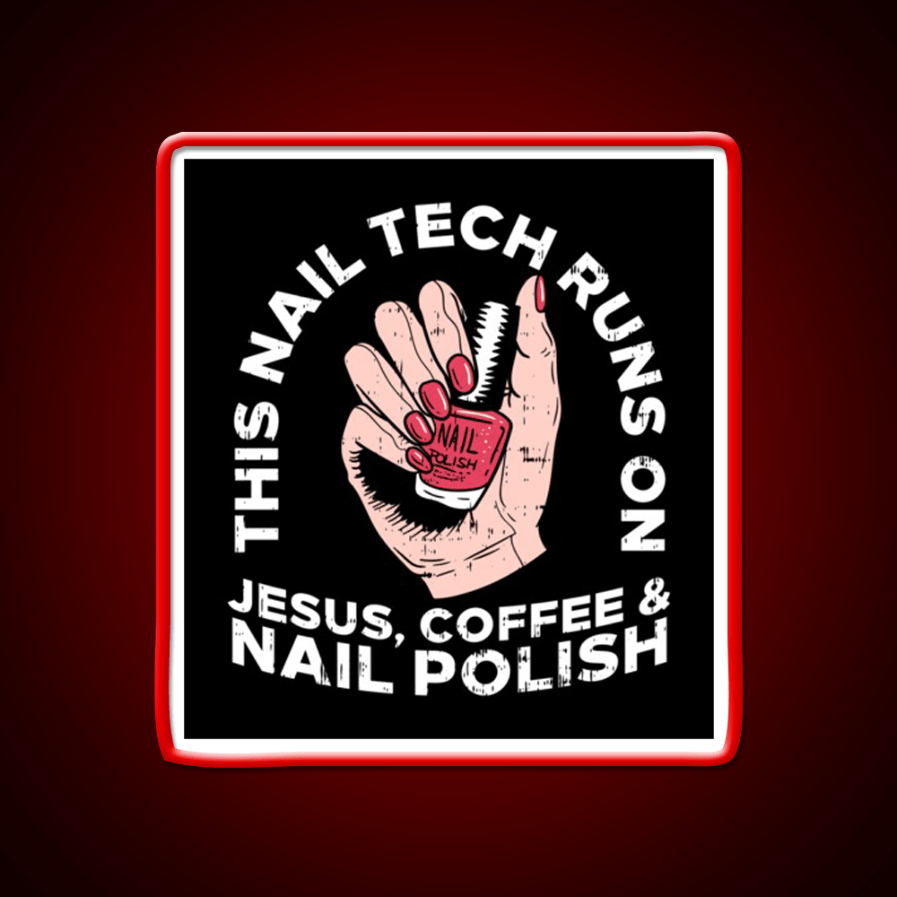 Nail Tech Manicurist Gift Nail Salon Led Neon Sign Rgb Color - Shineneon