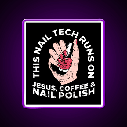 Nail Tech Manicurist Gift Nail Salon Led Neon Sign Rgb Color - Shineneon