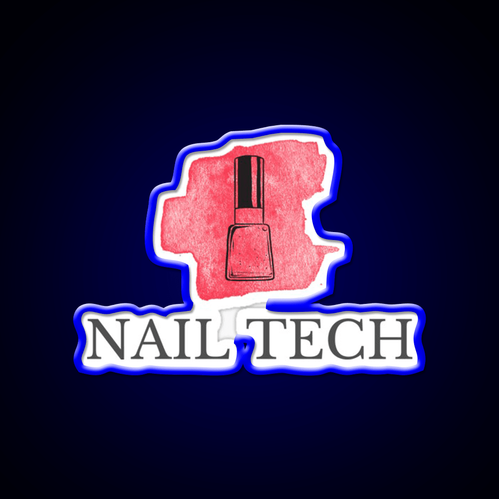 Nail Tech Nail Salon Led Neon Sign For Tech Room Rgb Color - Shineneon