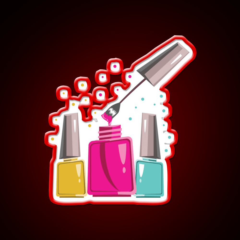 Nail Technician Love Artist Manicurist Gift Nail Salon Led Neon Sign Rgb Color - Shineneon