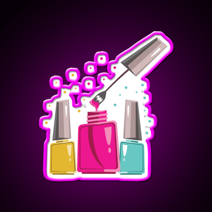 Nail Technician Love Artist Manicurist Gift Nail Salon Led Neon Sign Rgb Color - Shineneon