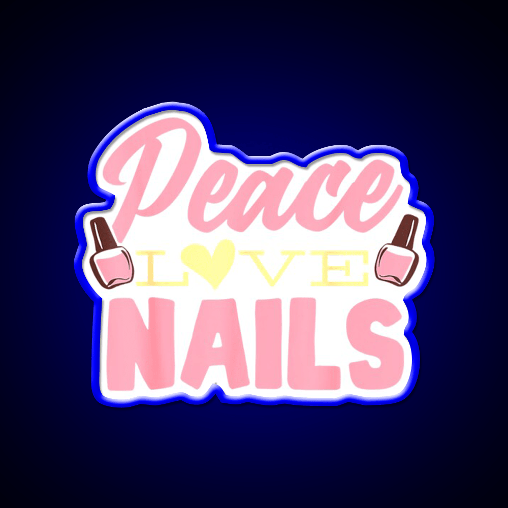 Nail Technician Nail Art Manicure Nail Salon Led Neon Sign Rgb Color - Shineneon