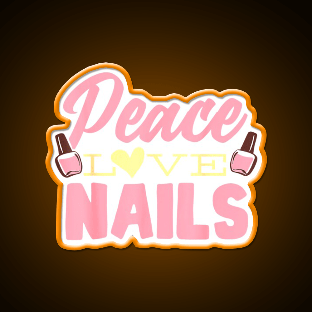 Nail Technician Nail Art Manicure Nail Salon Led Neon Sign Rgb Color - Shineneon