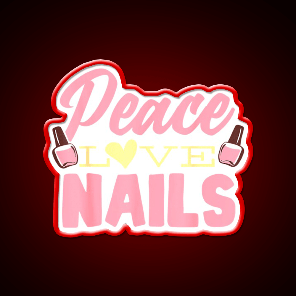 Nail Technician Nail Art Manicure Nail Salon Led Neon Sign Rgb Color - Shineneon