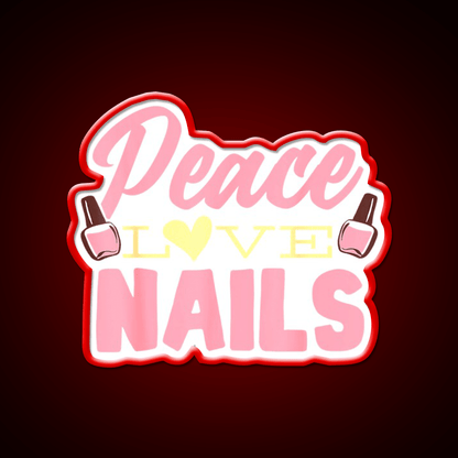 Nail Technician Nail Art Manicure Nail Salon Led Neon Sign Rgb Color - Shineneon