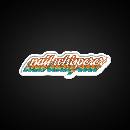 Nail Whisperer Esthetician Nail Tech Design Nail Salon Led Neon Sign Rgb Color - Shineneon
