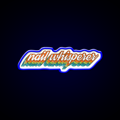 Nail Whisperer Esthetician Nail Tech Design Nail Salon Led Neon Sign Rgb Color - Shineneon