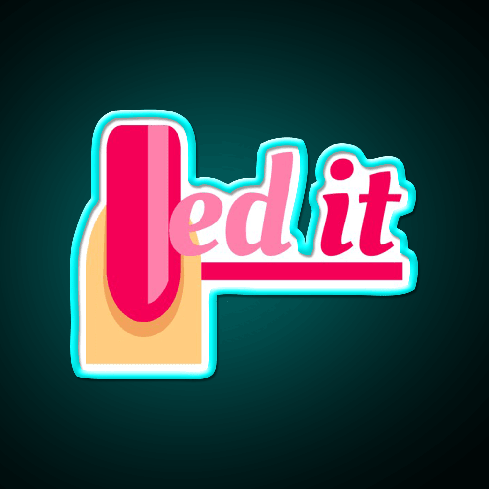Nailed It Funny Motivational Nail Salon Led Neon Sign Rgb Color - Shineneon