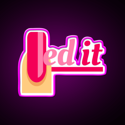 Nailed It Funny Motivational Nail Salon Led Neon Sign Rgb Color - Shineneon