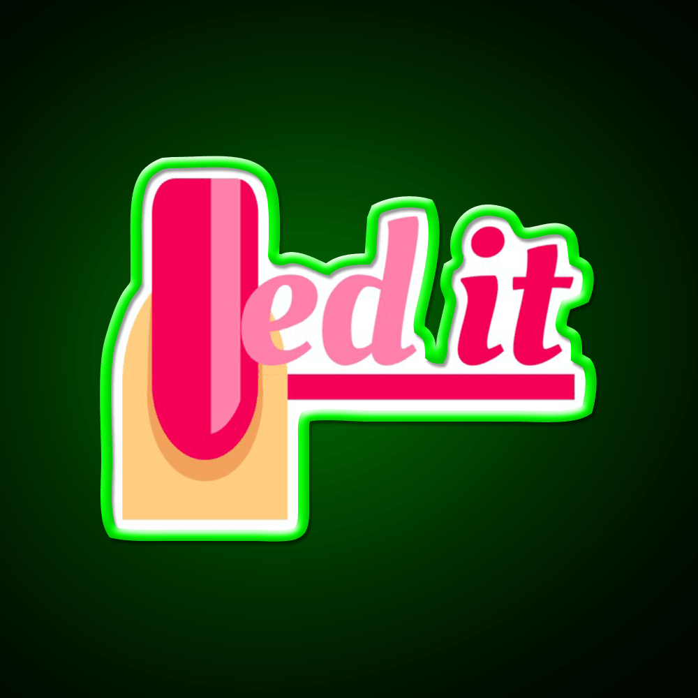 Nailed It Funny Motivational Nail Salon Led Neon Sign Rgb Color - Shineneon
