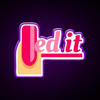 Nailed It Funny Motivational Nail Salon Led Neon Sign Rgb Color - Shineneon