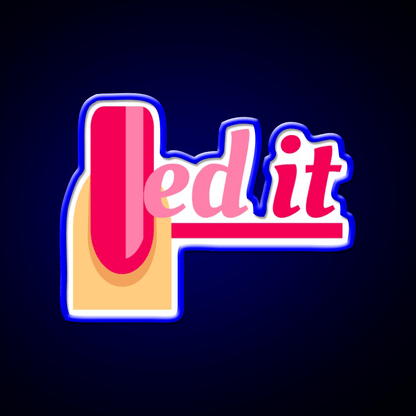 Nailed It Funny Motivational Nail Salon Led Neon Sign Rgb Color - Shineneon