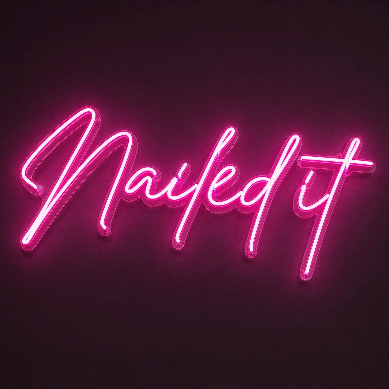 Nailed It LED Neon Sign Garage Man Cave Neon Sign main product image