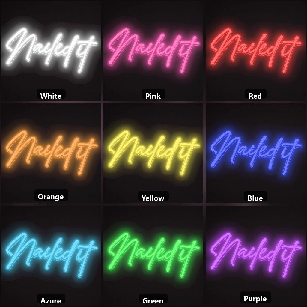 Nailed It LED Neon Sign Garage Man Cave Neon Sign - Shineneon