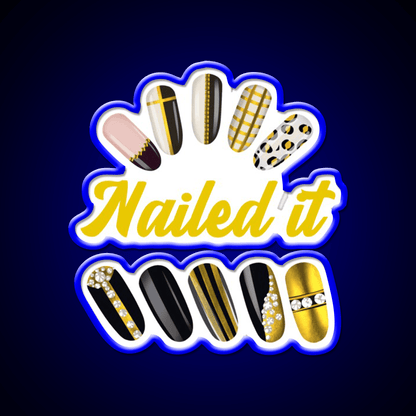 Nailed It Nail Art Nail Salon Led Neon Sign Rgb Color - Shineneon