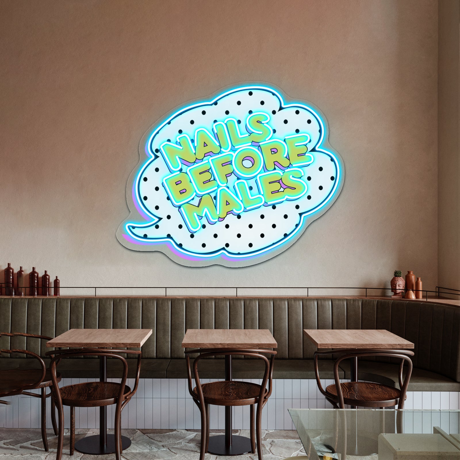 Nails Before Males Artwork Neon Sign Led | Shineneon