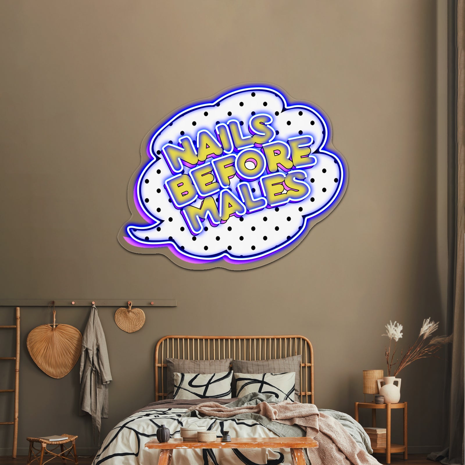 Nails Before Males Artwork Neon Sign Led | Shineneon