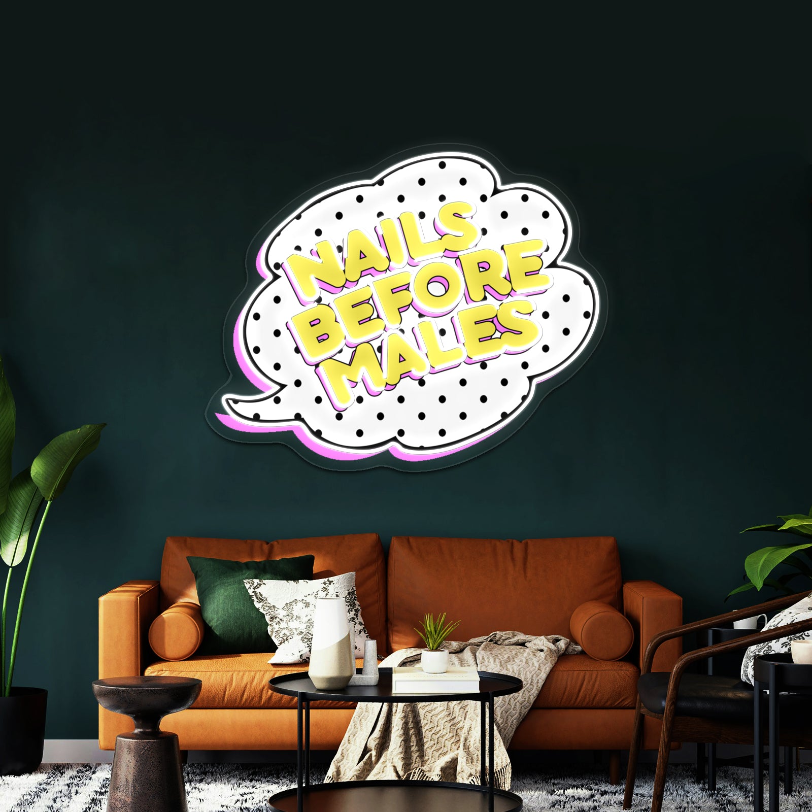 Nails Before Males Artwork Neon Sign Led | Shineneon