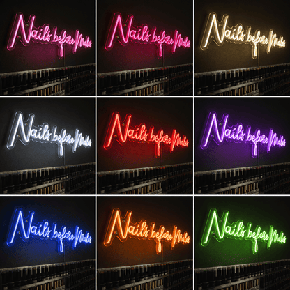 Nails Before Males LED Neon Sign - Shineneon