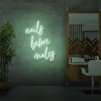 Nails Before Men Led Neon Sign | Shineneon