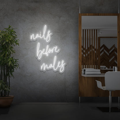 Nails Before Men Led Neon Sign | Shineneon