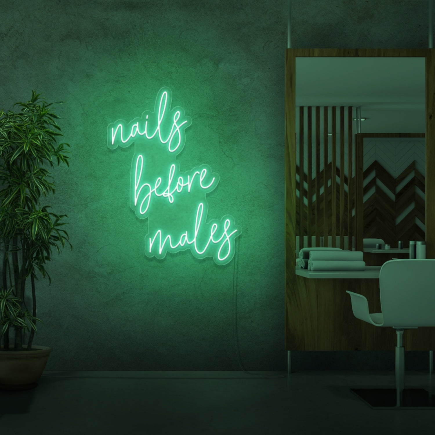 Nails Before Men Led Neon Sign | Shineneon