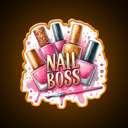 Nails Boss Nail Salon Led Neon Sign Rgb Color - Shineneon