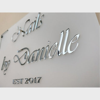 Nails By Danielle Acrylic Business Logo Sign - Shineneon
