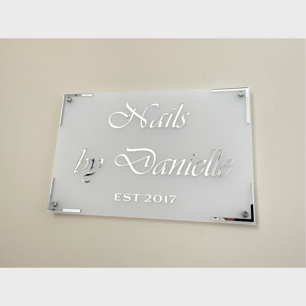 Nails By Danielle Acrylic Business Logo Sign - Shineneon